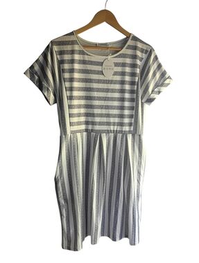 NWT Naggoo Striped Mini Dress Size XL